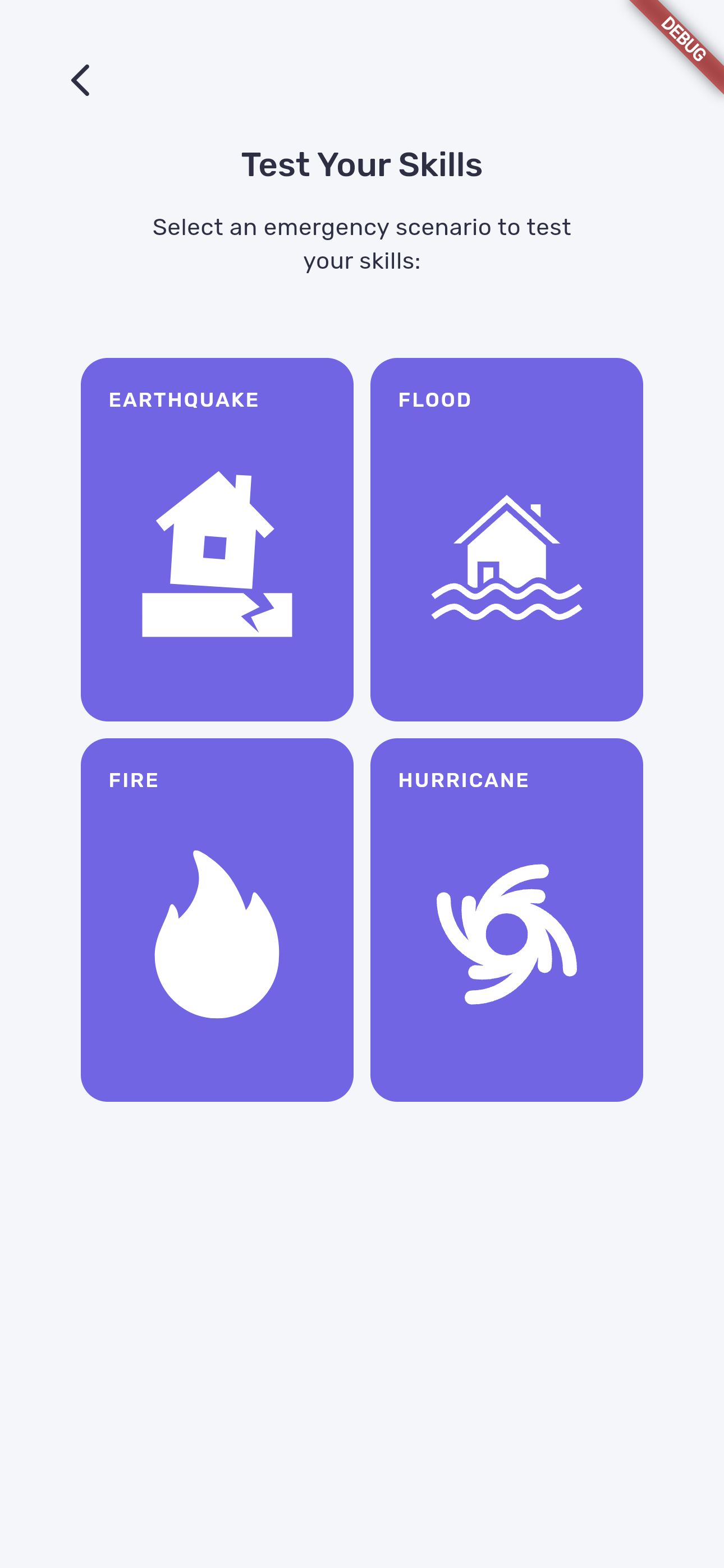 Oloodi Safe user interface showing emergency preparedness features